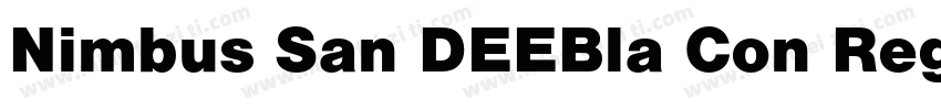 Nimbus San DEEBla Con Regular字体转换